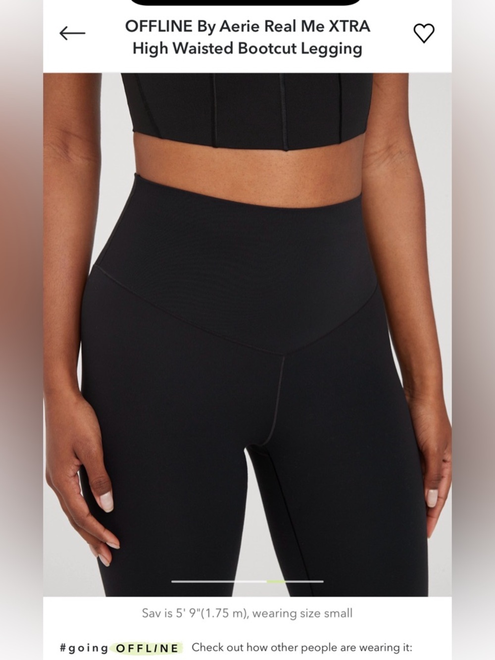 OFFLINE by Aerie High-Waisted Bootcut Leggings